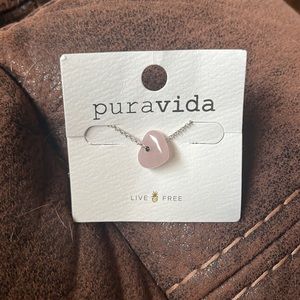 Puravida Rose quartz necklace